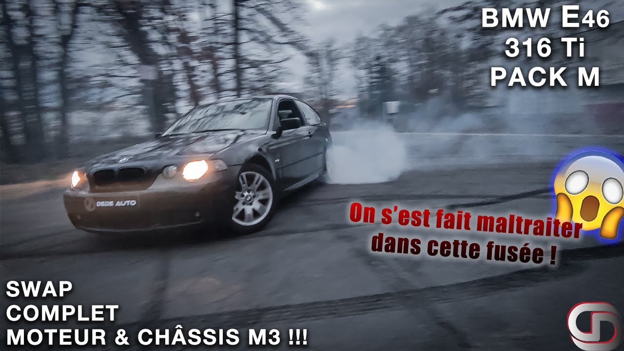 BMW E46 316 Ti / SWAP M3 /  Il nous a maltraiter comme jamais ! / POV PASSENGER DRIFT DRIVING ! 😱💥😈