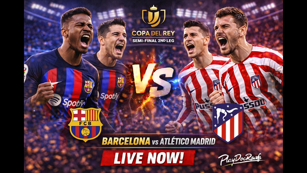 Barcelona v Atlético Madrid Copa del Rey Semi-Final 2nd Leg EA SPORTS FC 26 #EASportsFC26 #shorts