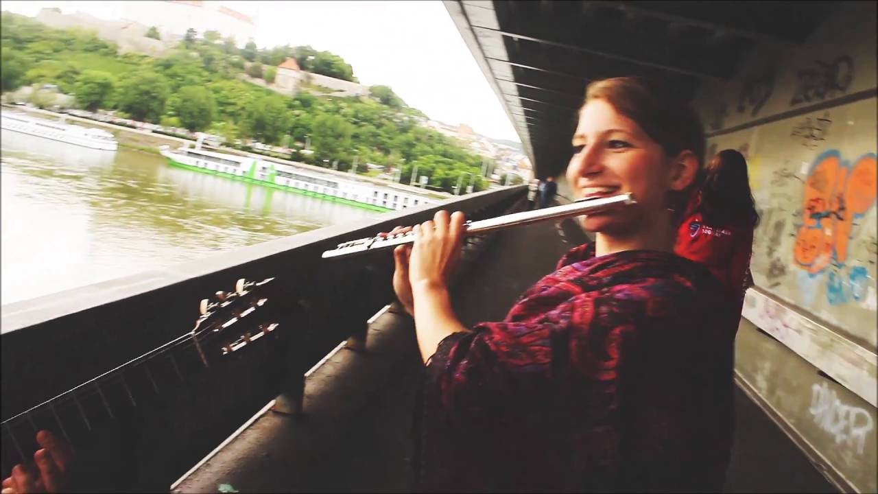 Duo Alve - Mai - flute and guitar - live in Bratislava