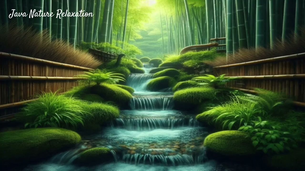 Relaxing Piano Music and Flowing Water Sounds - Sleep Aid and Meditation Music