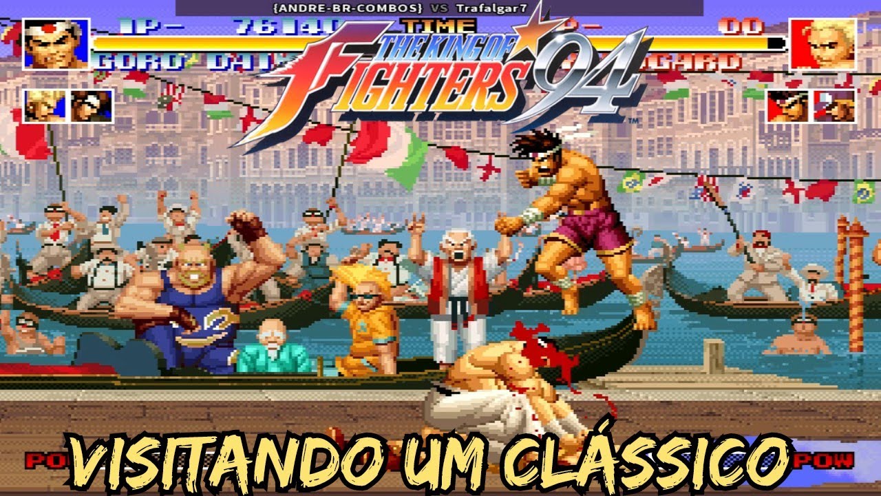 Apanhando em outros jogos  - KOF 94