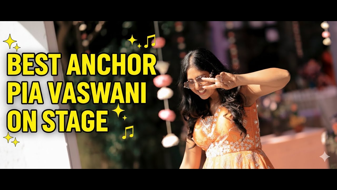 Best Wedding Anchor | Top destination wedding in Jaipur hosted by Anchor Pia Vaswani