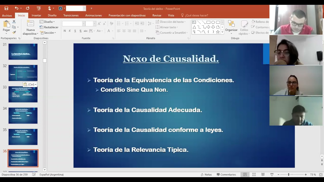 Relación de Causalidad y de Imputación Objetiva Vol. 1