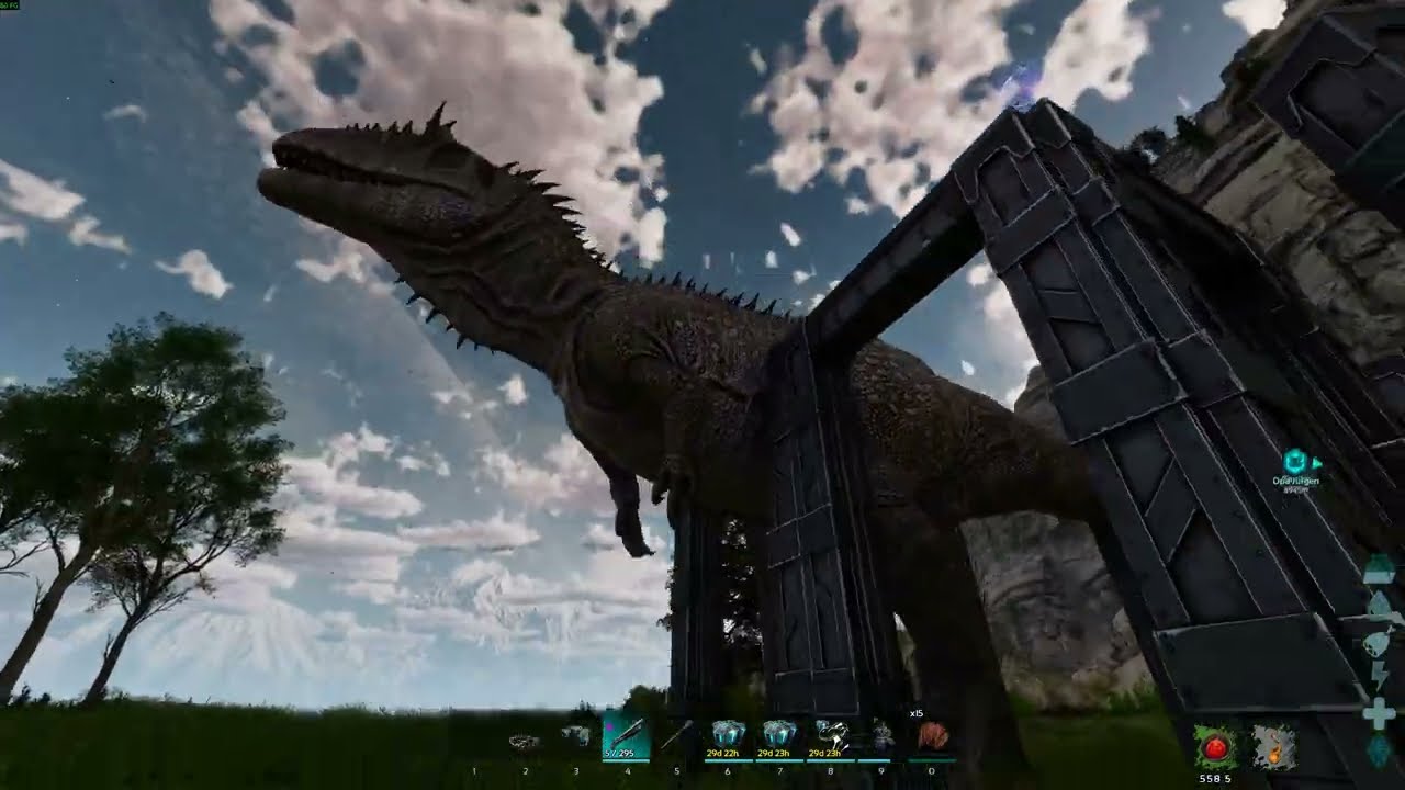 ARK: Survival Ascended - Carcha taming attempt failed