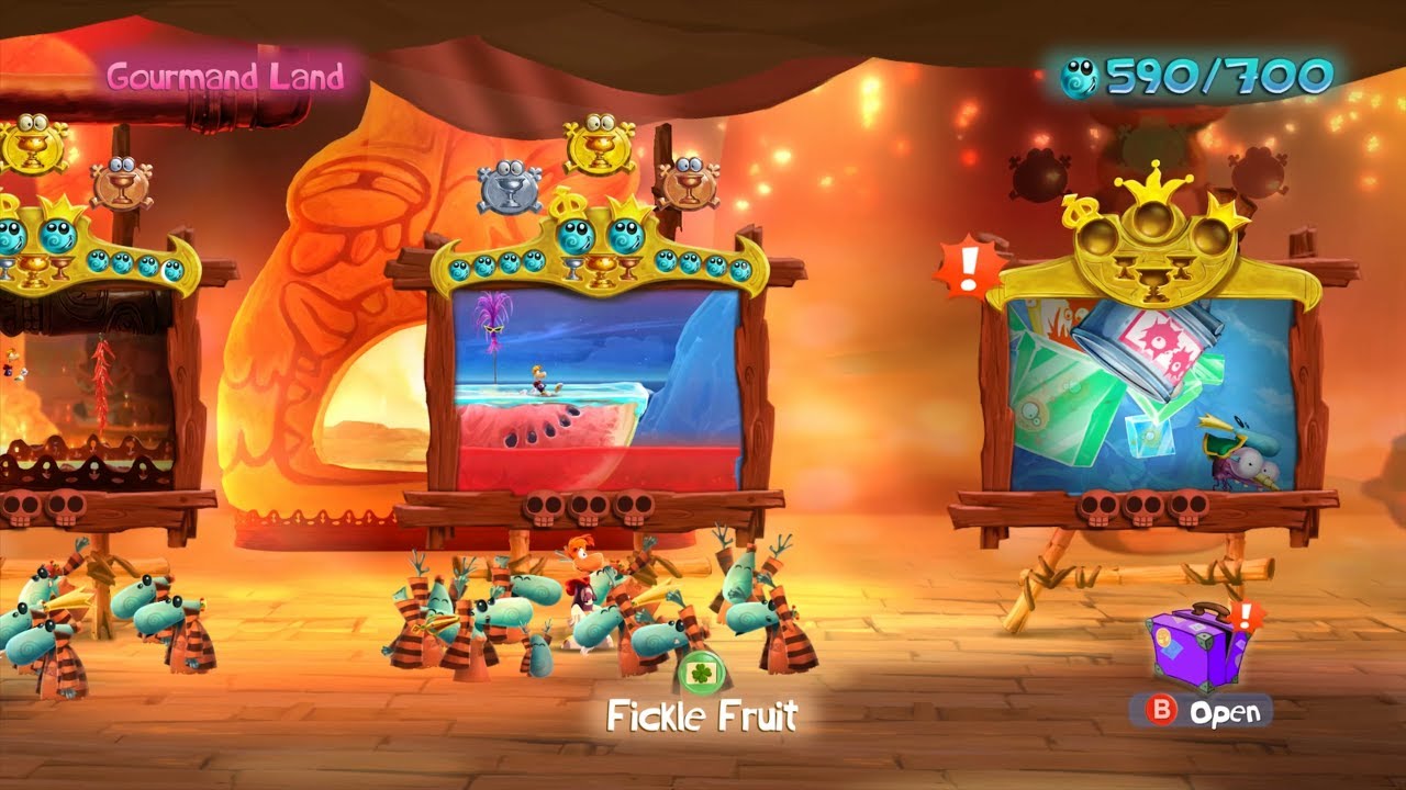 Walkthrough: Rayman Legends 100% - Fickle Fruit