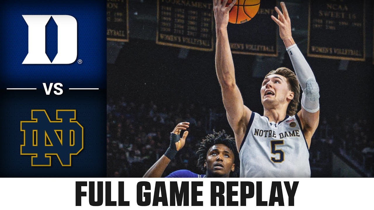 Duke vs. Notre Dame Full Game Replay | 2025-26 ACC Men's Basketball