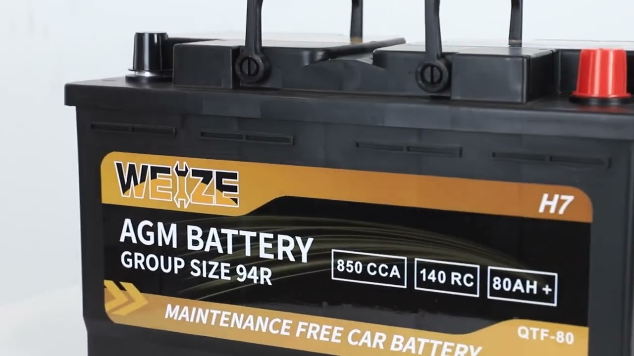WEIZE Platinum Auto AGM Batteries