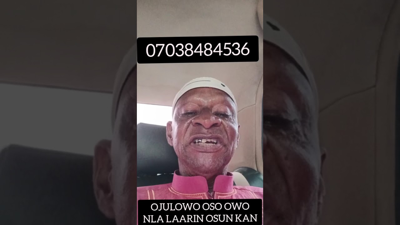 OSO OWO TO DAJU LAARIN ODUN KAN