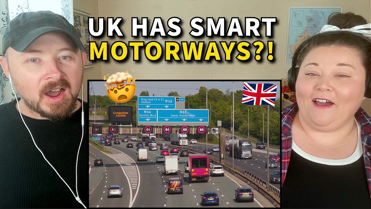 Americans React to UK Smart Motorways for the First Time!