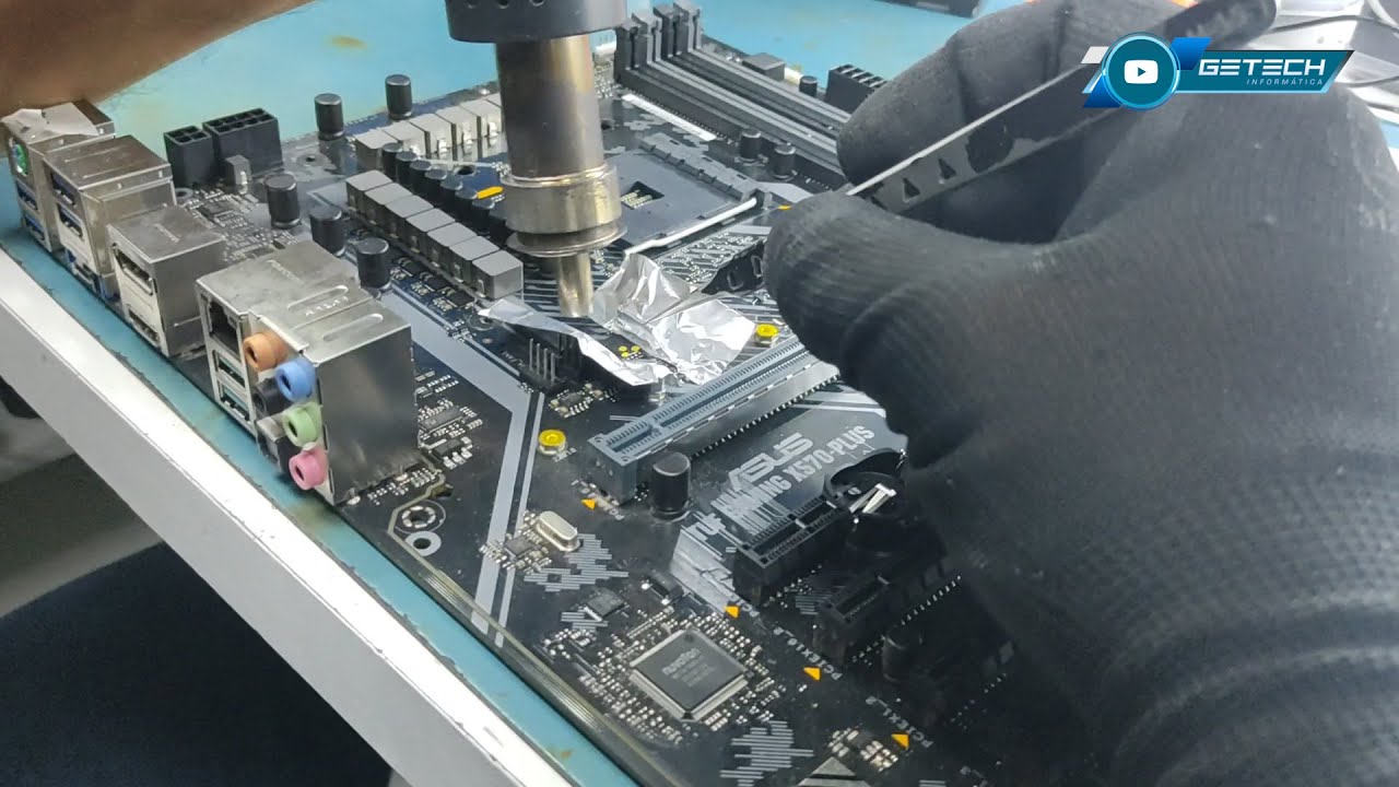 Asus AMD X570 que não passa o status do DRAM - DEFEITO MUITO COMUM!