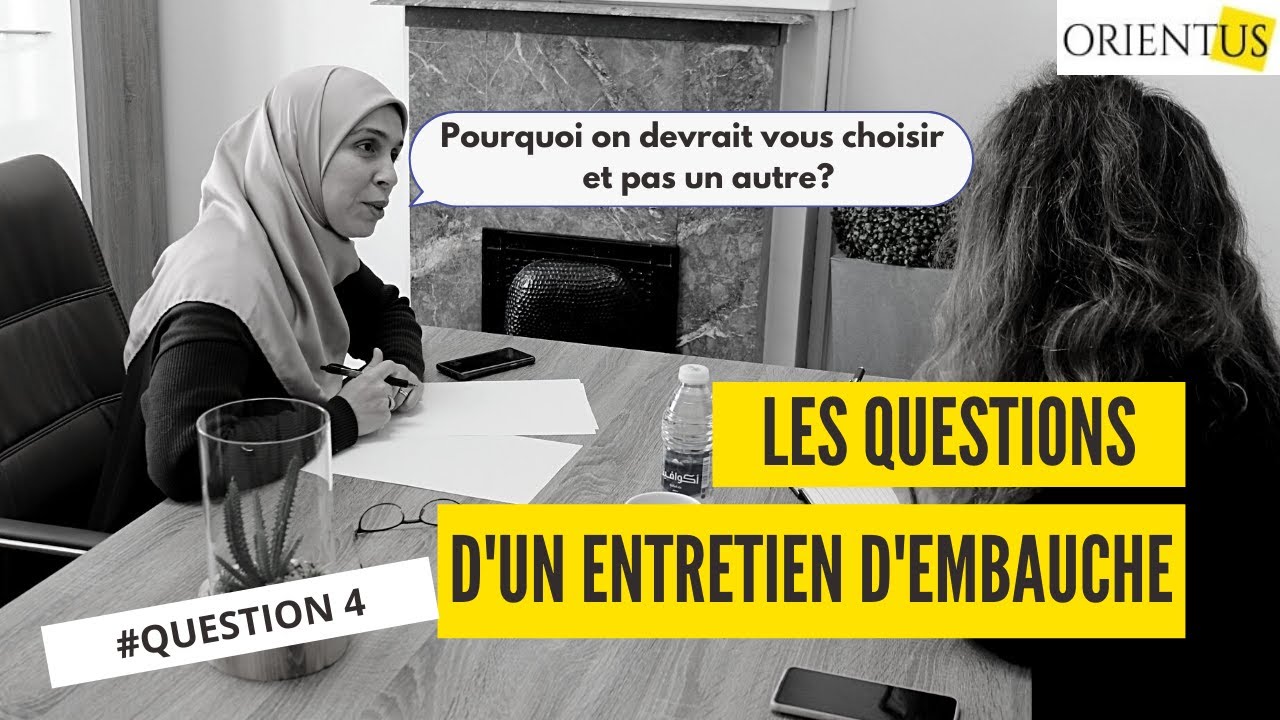Question d'entretien : Pourquoi on devrait vous choisir et pas un autre? - Houda Mouhandiz