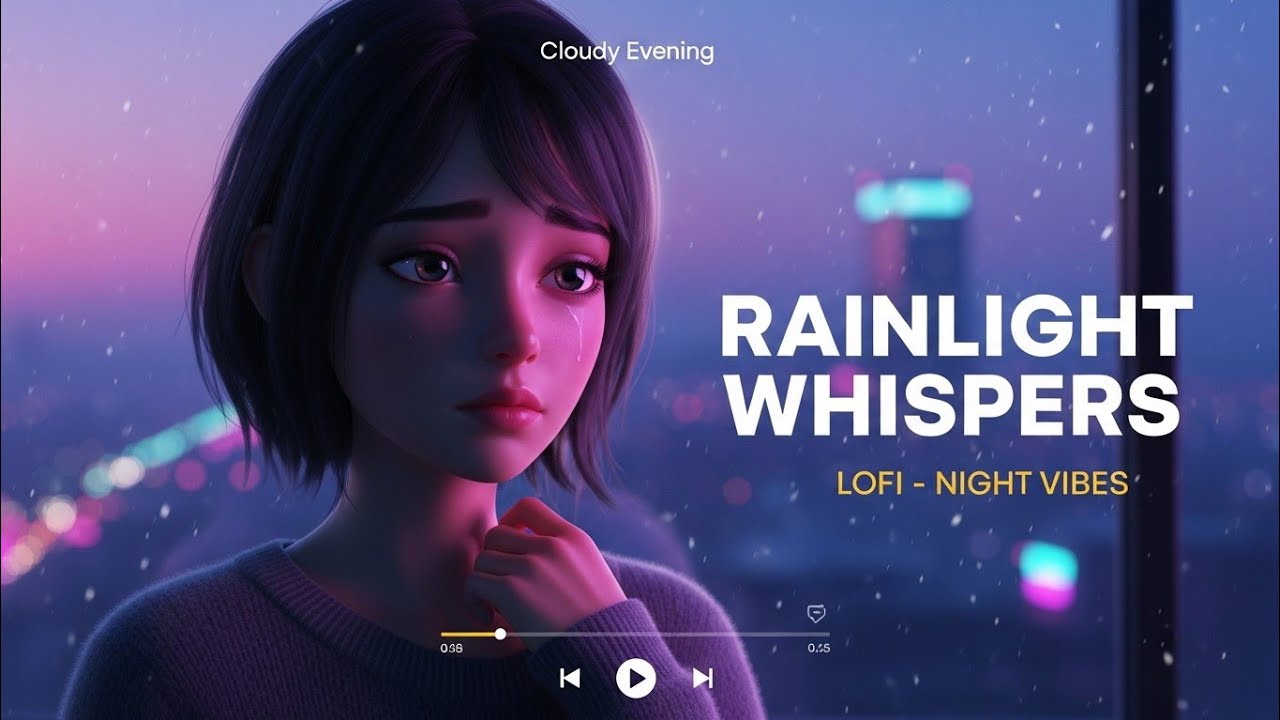 Rainlight Whispers 🌧️ | Deep Night Lofi Beats to Relax / Study / Sleep