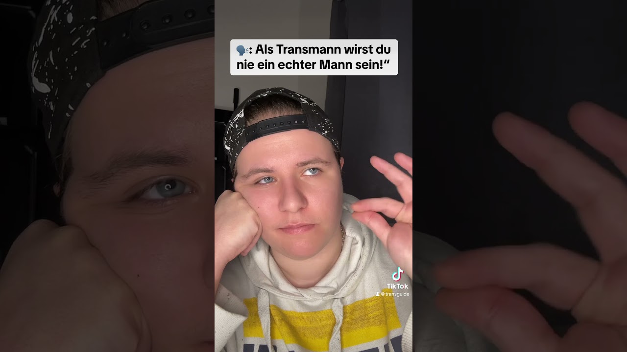 Und als &bdquo;echter Mensch&ldquo; mit Respekt w&uuml;rde man sowas keinem ins Gesicht sagen🙃 #transmann #ftm #hate