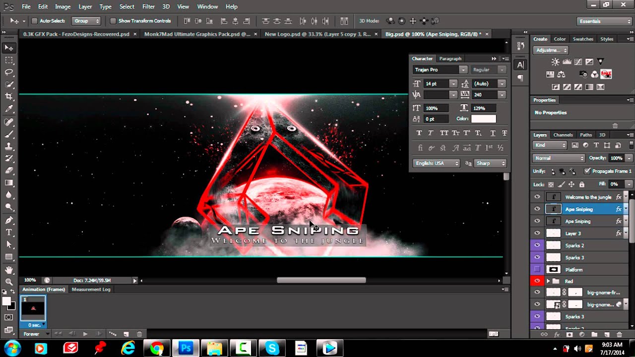 Ape Sniping 6K RC Banner Speed Art Made By- Malic