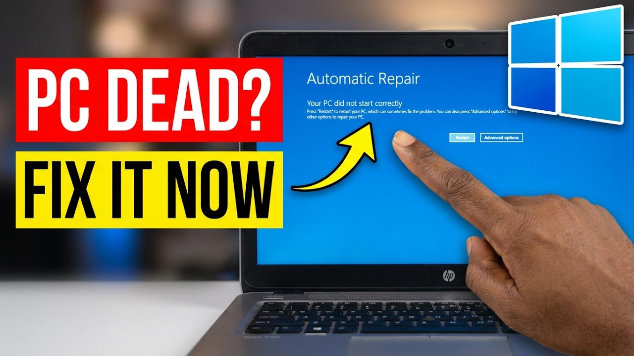 I Thought My PC Was Dead. Until I Found Windows Automatic repair 