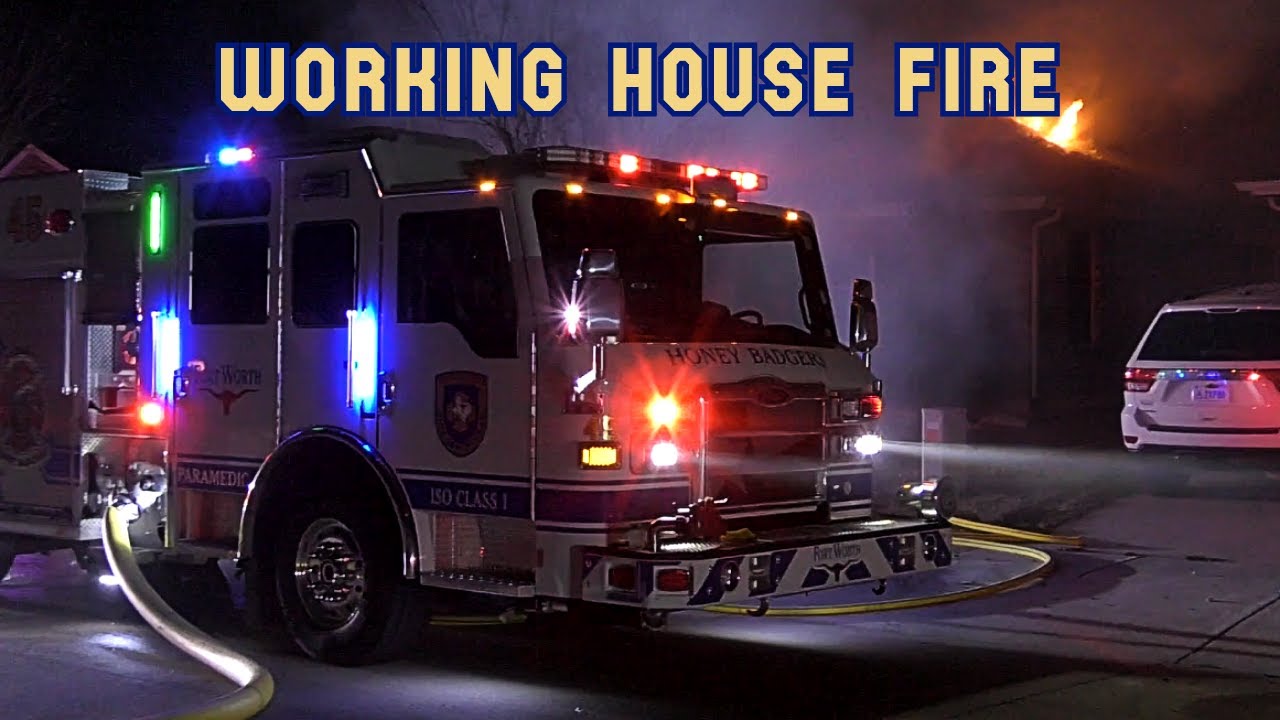 Fort Worth Fire Department: Late Night House Fire