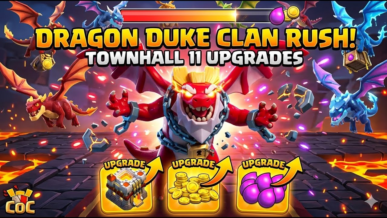 Epic Clash of Clans Raids! Looting Resources  & Upgrading Resources  💰🔥