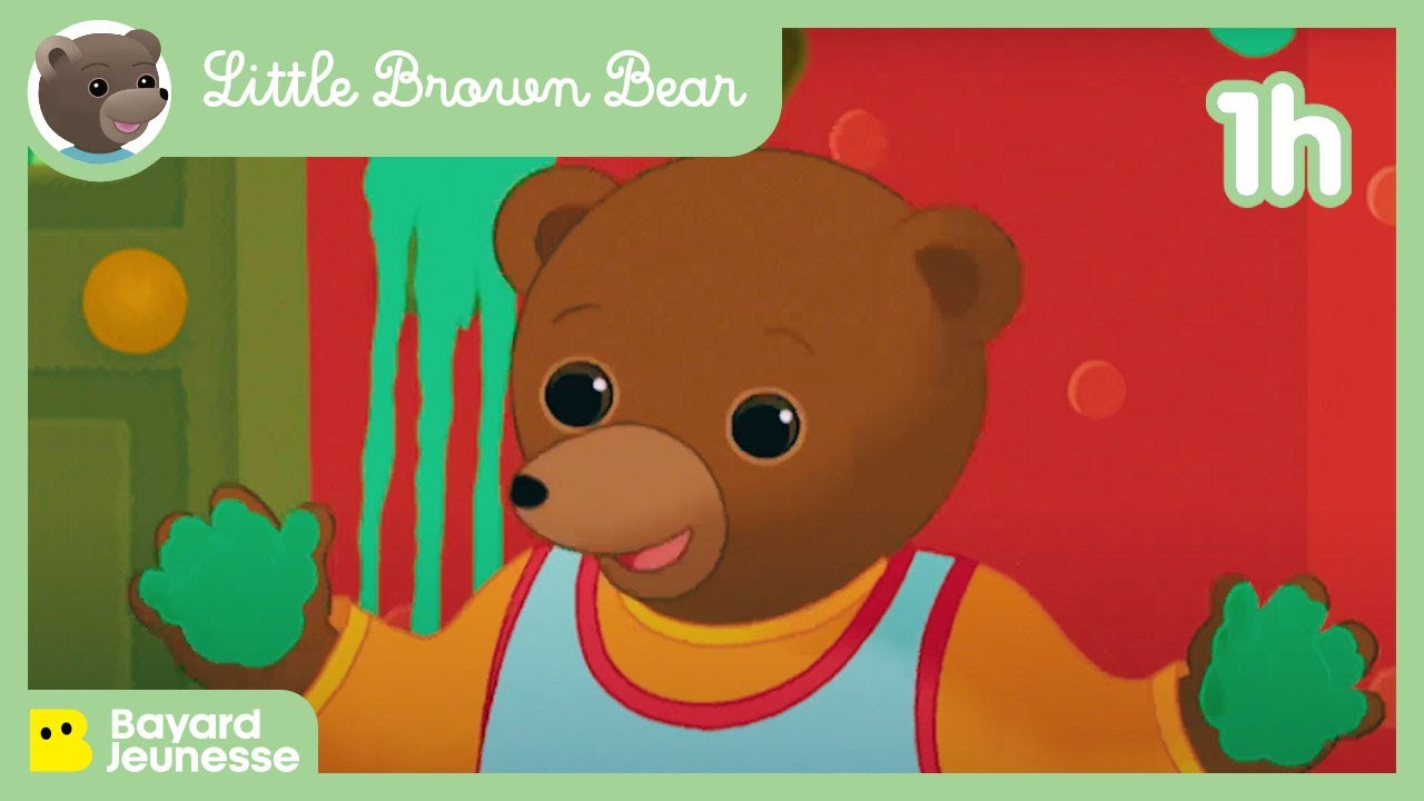 🎨 Little Brown Bear does some painting 🎨 - Cartoon for baby