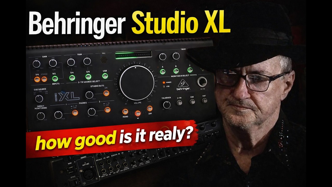 Behringer Studio XL: как это на самом деле выглядит в формате mp4?