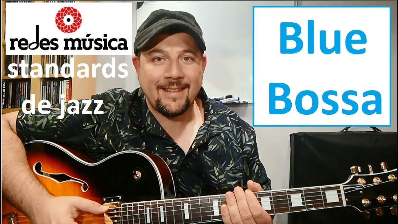 Cómo tocar [Blue Bossa] en guitarra melodía acordes fácil con tabs
