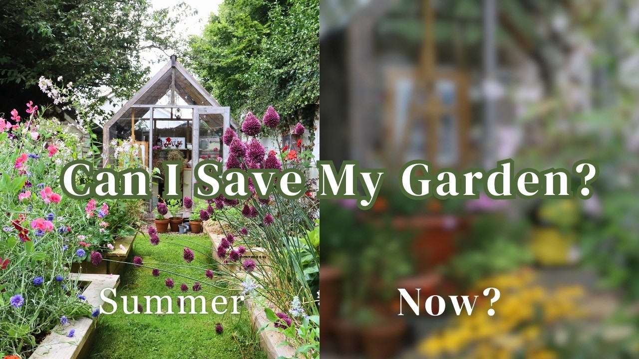 The Honest Garden Tour: I Didn't Water My Garden for a Month | Cottage Garden Vlog