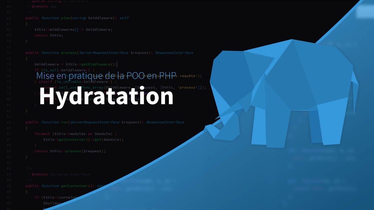 Mise en pratique de la POO en PHP (22/39) : Hydrater les entités