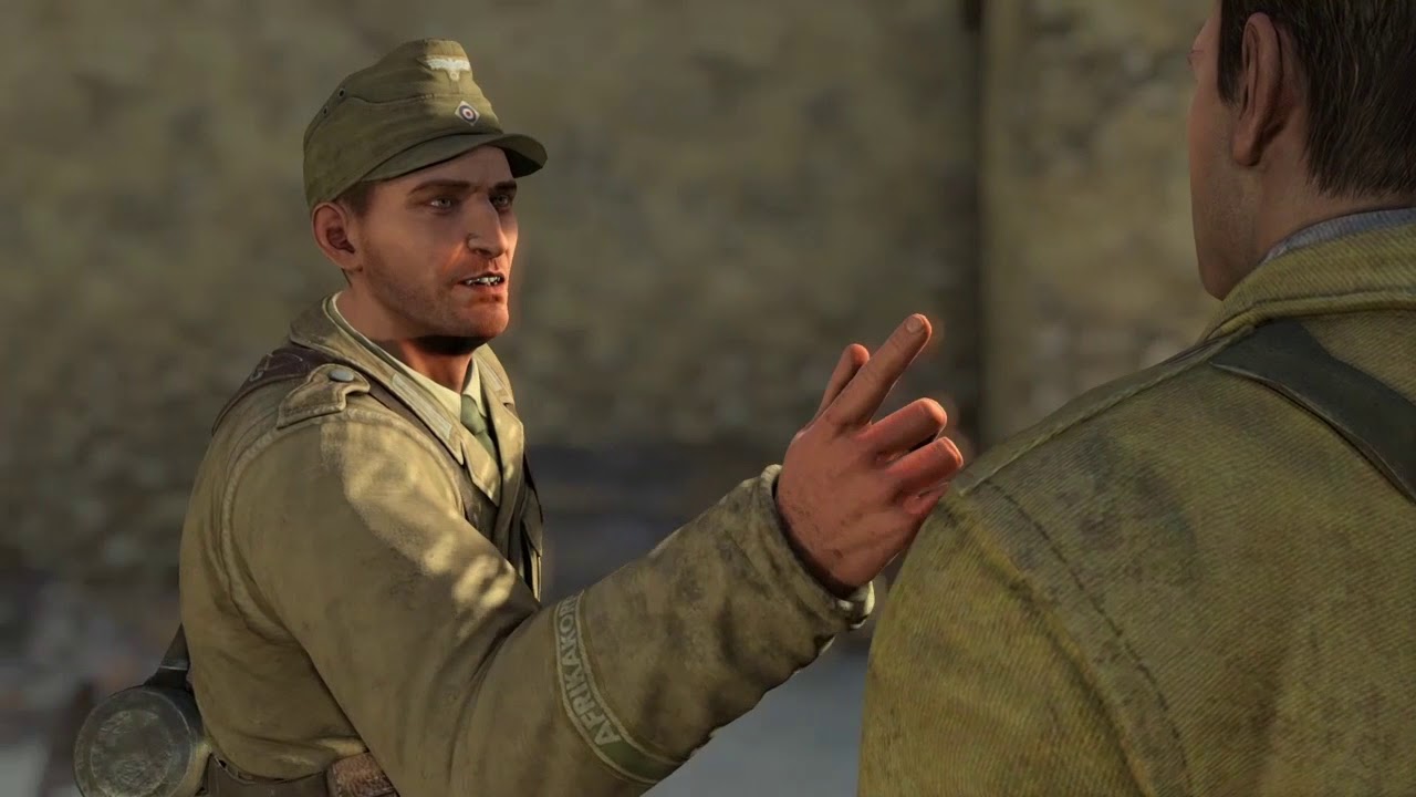 sniper elite 3 cutscene*