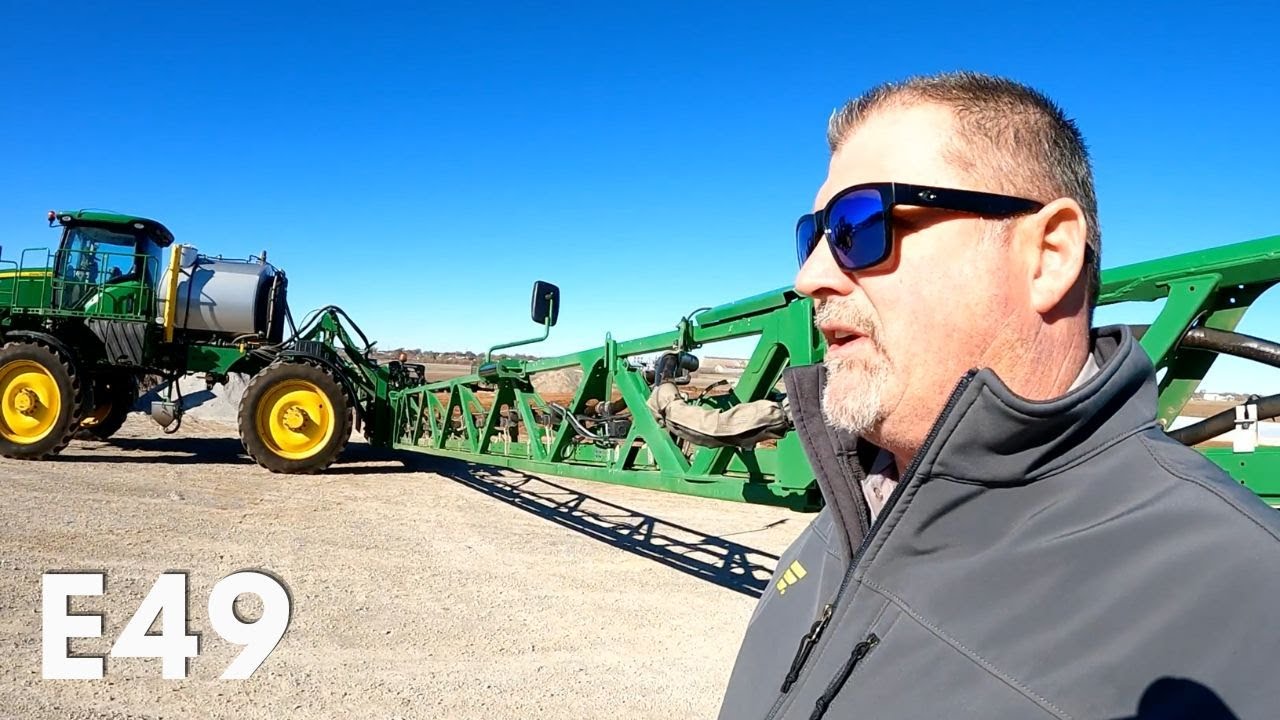Larry's Life E49 | Штанги опрыскивателя John Deere R4038 не складываются