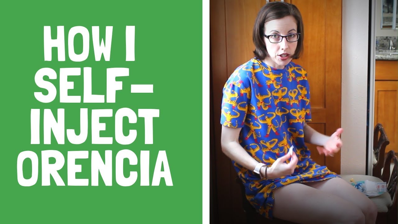 How I self-inject Orencia Medication (with bonus life hack for injecting with thumb pain)