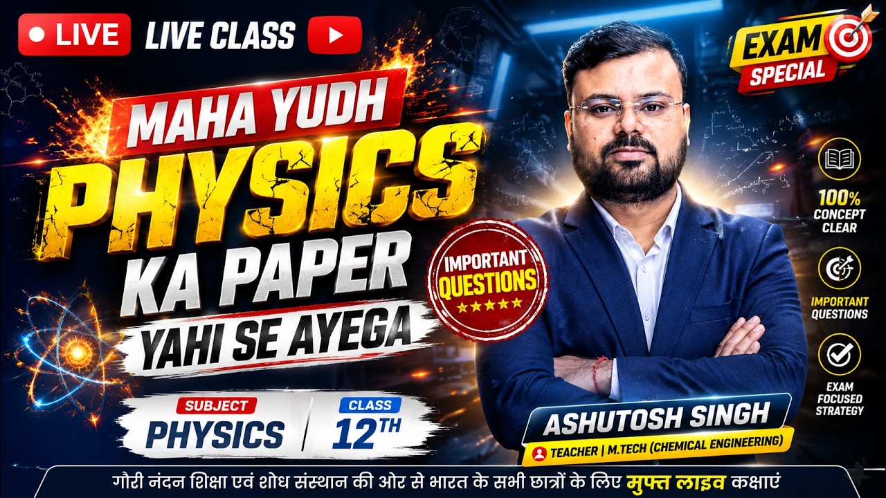 NIOS 12th Physics (312) Important Questions for On Demand Exam | By Ashutosh Sir