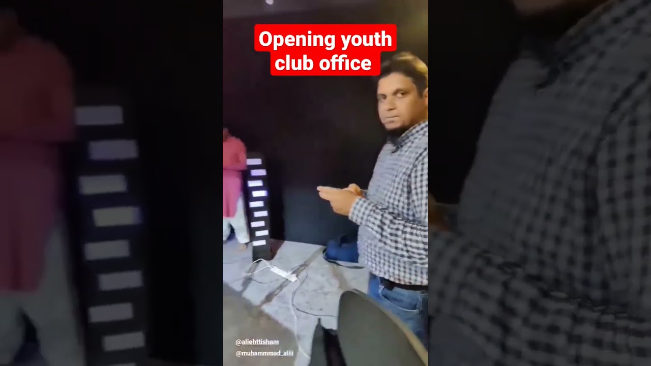 wait for raja zia Bhai 🤣Youth Club Office In Lahore #tauhaibnjalil #youthclub #ytshorts #shorts