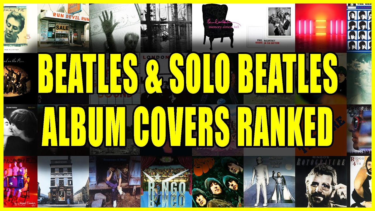 The Beatles & Solo Beatles Album Covers Tier List Ranking