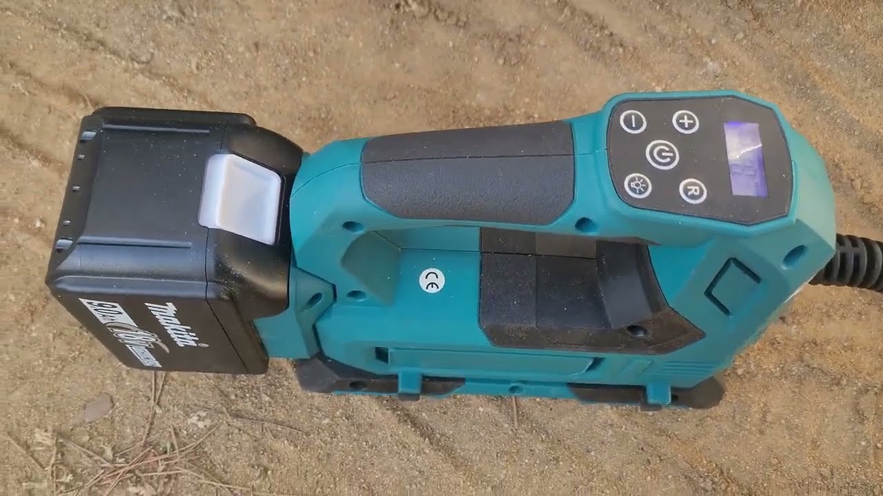 2026.01.27 산골오지 홀로서기 ~ 마끼다 배터리 18V 9A로 코란도 스포츠 네 바뀌 44PSI 공기 주입 32분 걸려