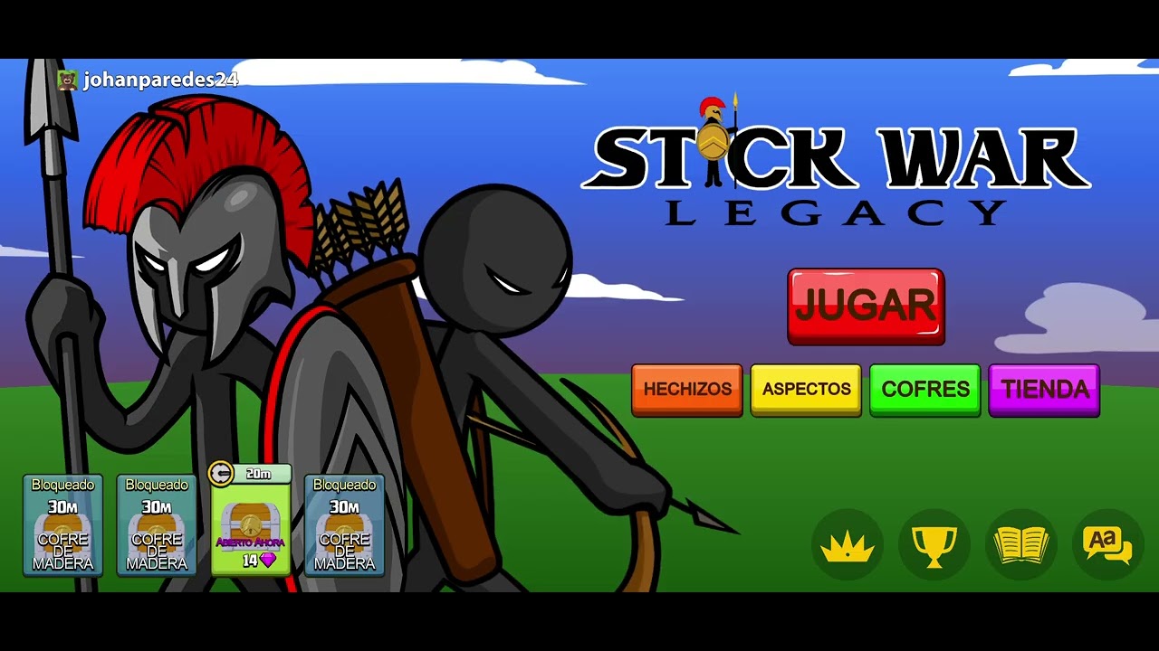 Jugando stick war 