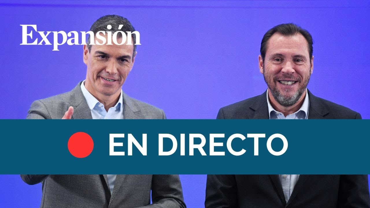 🔴 DIRECTO I Comparecencia de Pedro S&aacute;nchez y &Oacute;scar Puente tras el accidente ferroviario