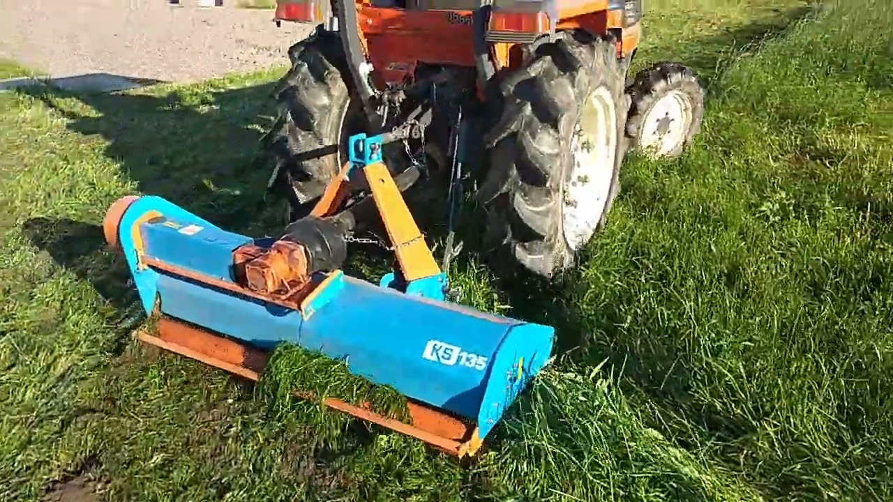 Kubota GL-261 и мульчер старк ks-135