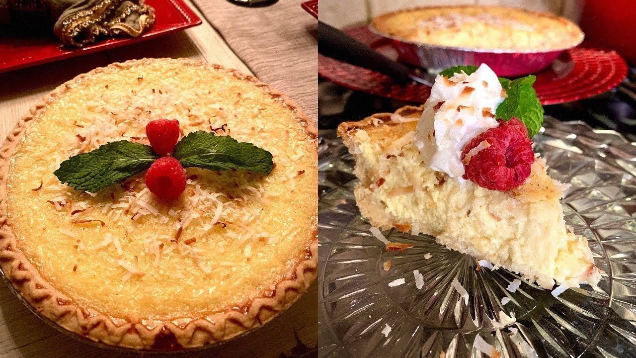 The Absolute BEST Coconut Custard Pie | Holiday Edition