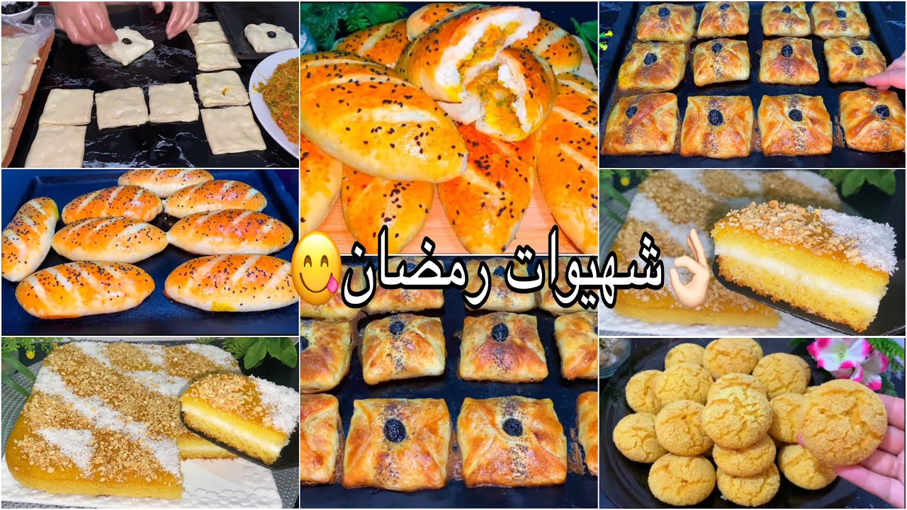لذتها في بساطتها واكيد سهولة تحضيرها شهيواتنا اليوم👌🏻مسمن وفطائر معمرين بطريقة احترافية بسبوسة