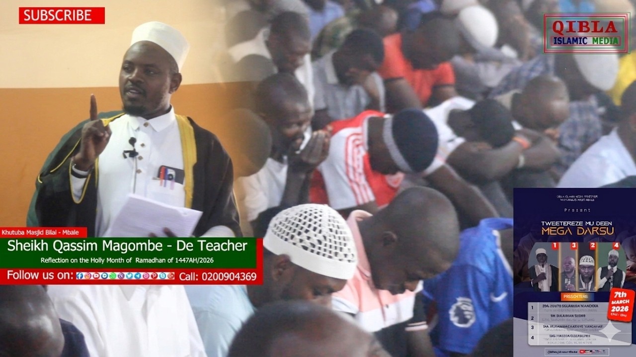 Reflection on the Holy Month of Ramadhan of 1447AH 2026 Sheikh Qassim Magombe De Teacher