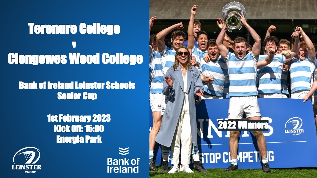 REPLAY: BOI Leinster Schools Senior Cup 1.2.2023 Terenure College v Clongowes Wood College
