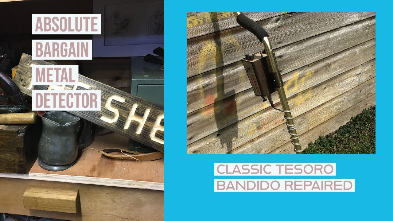 Metal Detector Bargain - Tesoro Bandido Repaired