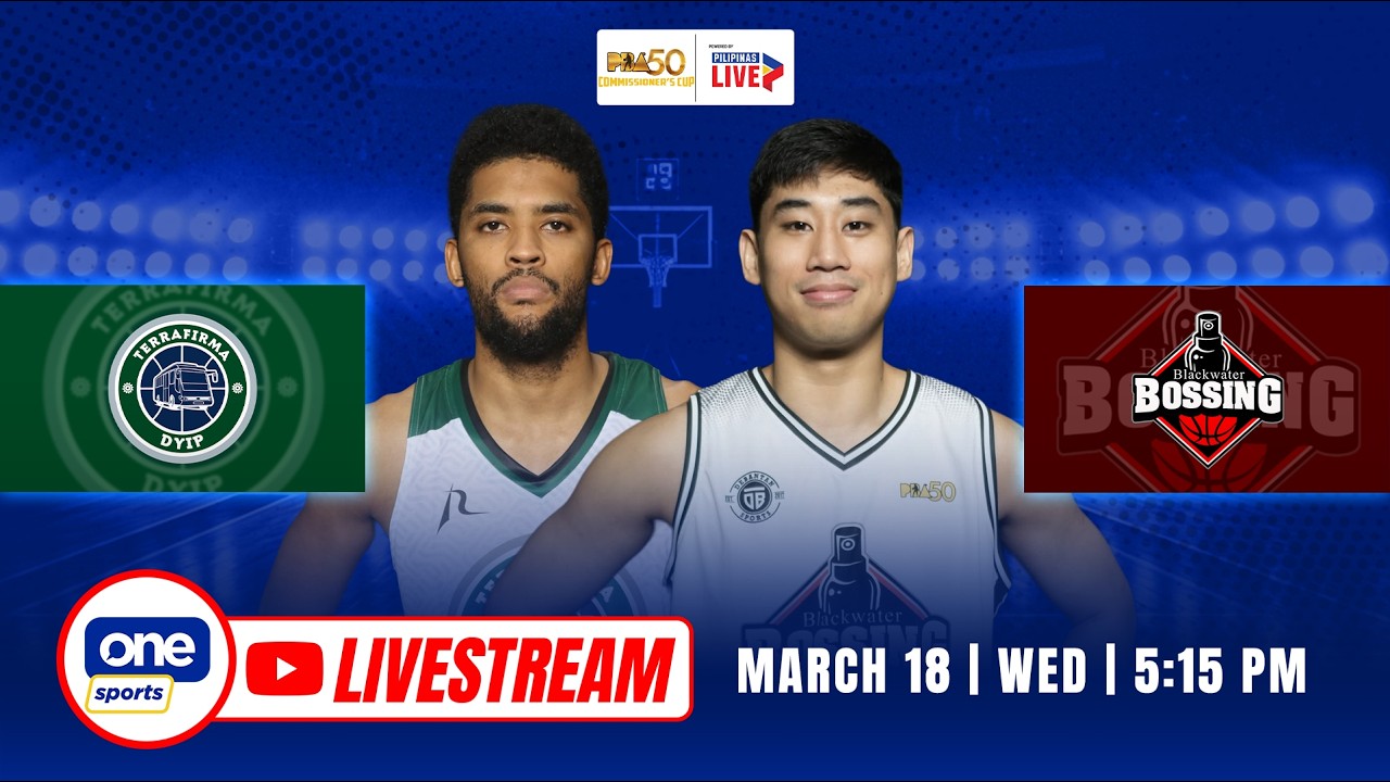 LIVE: TERRAFIRMA vs. BLACKWATER | PBA 50 COMMISSIONER’S CUP | MARCH 18, 2026