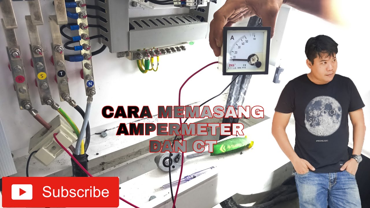 Cara Memasang Ampermeter dengan CT