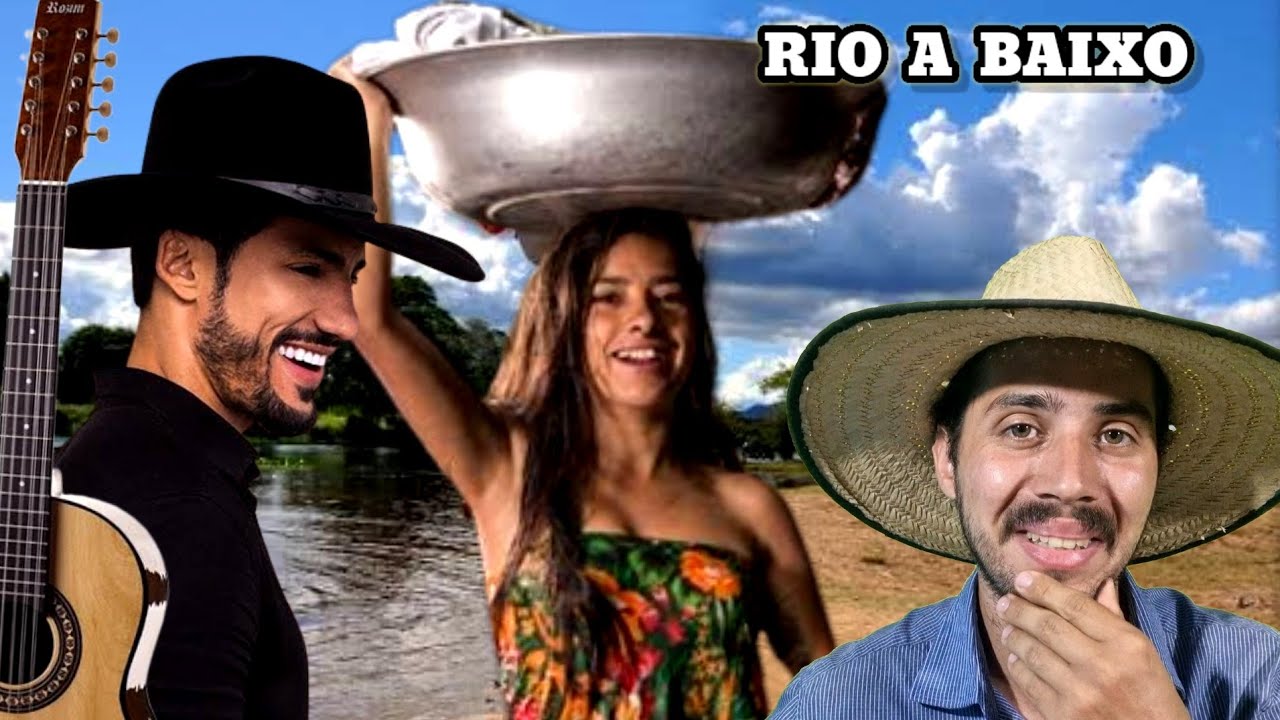 Cramulhão com a Viola rio a baixo e a Lavadeira Viúva.. Causos Caipiras