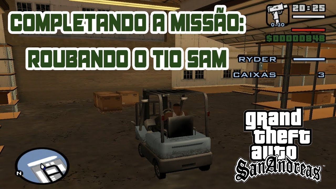 🔪Completando a missão - Roubando o Tio Sam | GTA San Andreas