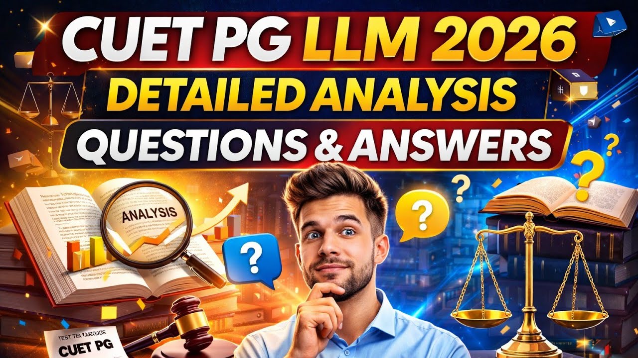 CUET PG LLM 2026 Analysis | Questions & Answers | Live Discussion #cuetpg2026 #cuetpgllm