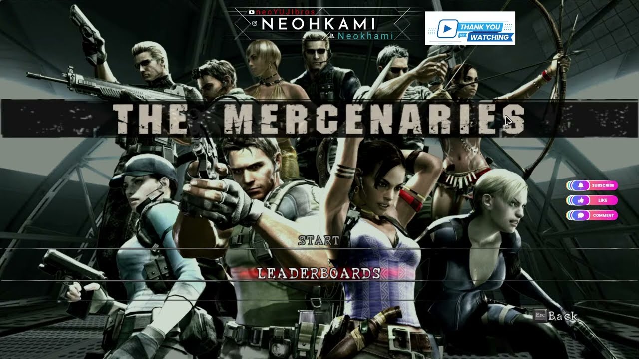 VOD RESI 09 - Sp Mercenary mode try hard @NeohkamiSTREAM  @foxribb    - (Resident Evil 5)