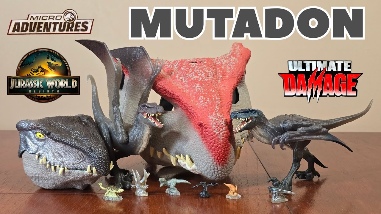Jurassic World Rebirth Mutadon!! Ultimate Damage/Micro Adventures/Mask. #jurassicworld 