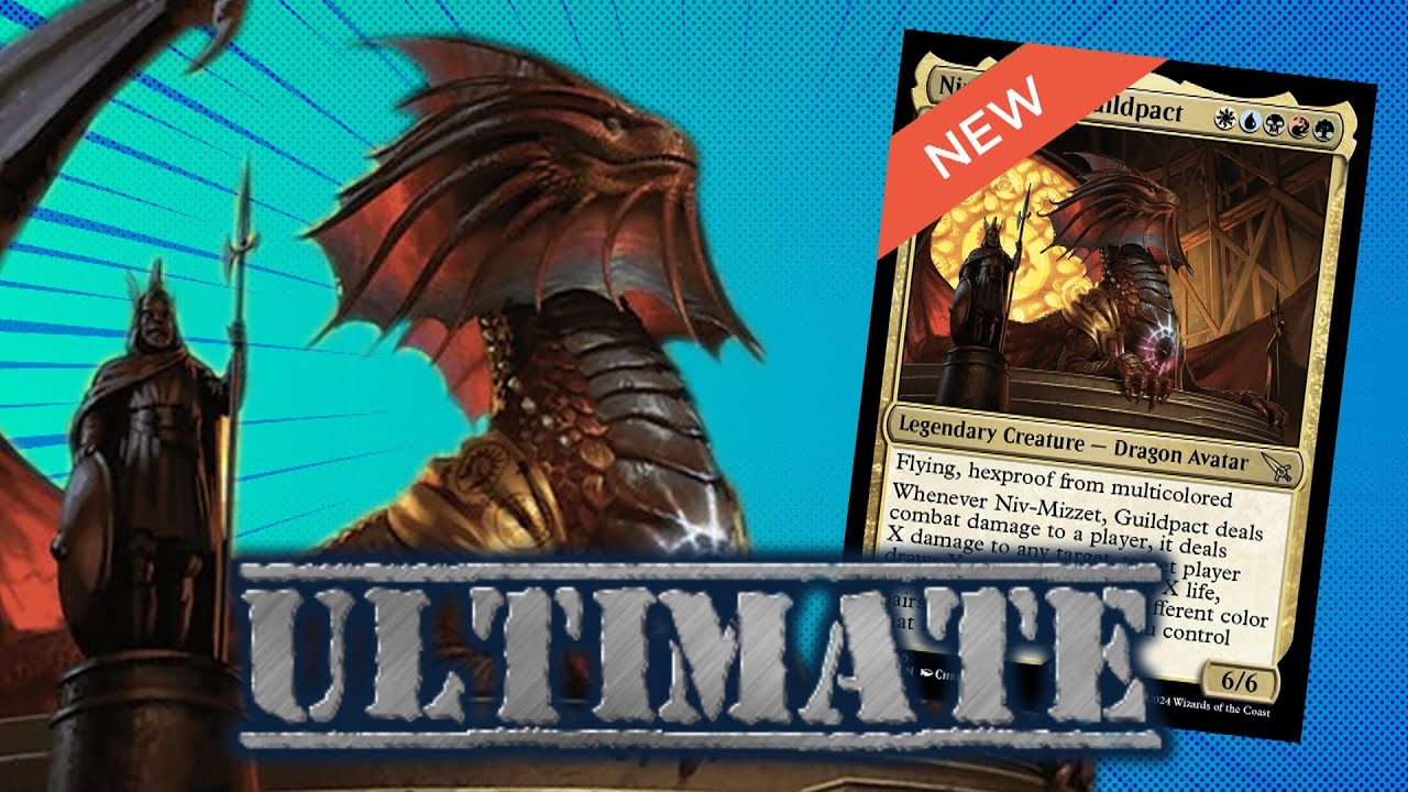 5 COLORS! NIv-Mizzet. Guildpact Ultimate Deck List | Murders at Karlov Manor | EDH |
