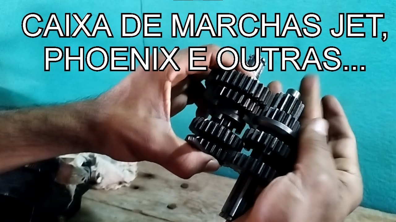 COMO MONTAR A CAIXA DE MARCHAS DA  JET 50 E OUTRAS   CC